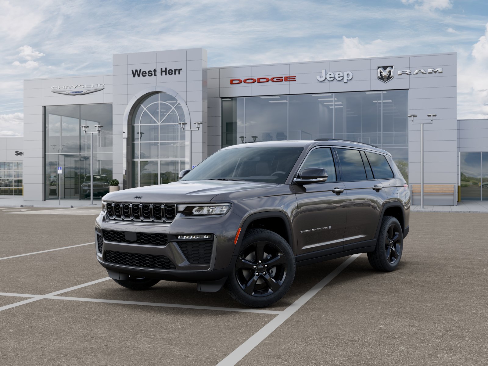 New 2026 Baltic Gray Metallic Clear-Coat Exterior Paint Jeep GRAND CHEROKEE L LIMITED 4X4 image 101