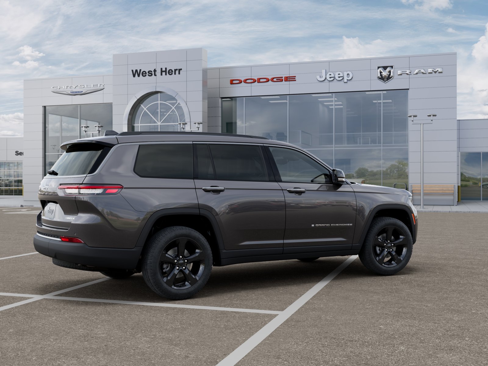 New 2026 Baltic Gray Metallic Clear-Coat Exterior Paint Jeep GRAND CHEROKEE L LIMITED 4X4 image 104
