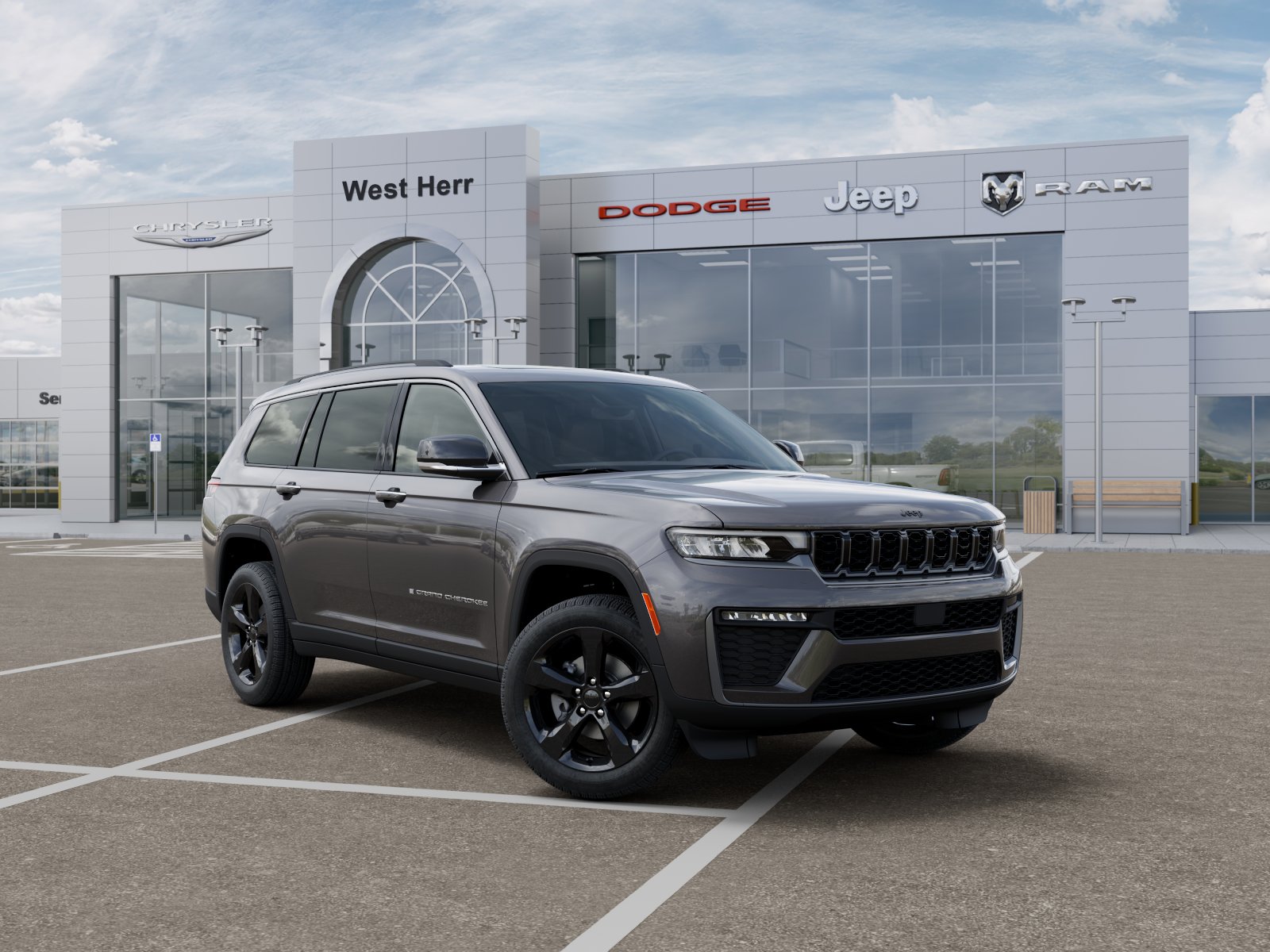 New 2026 Baltic Gray Metallic Clear-Coat Exterior Paint Jeep GRAND CHEROKEE L LIMITED 4X4 image 105