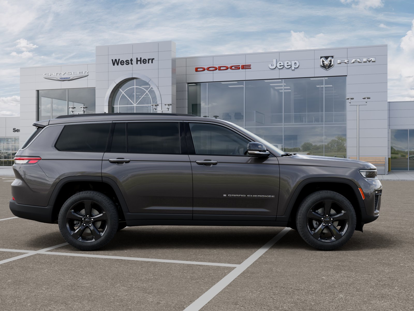 New 2026 Baltic Gray Metallic Clear-Coat Exterior Paint Jeep GRAND CHEROKEE L LIMITED 4X4 image 121