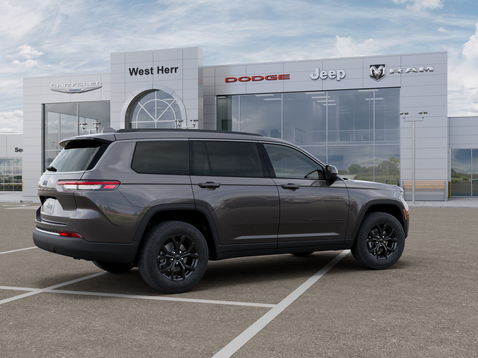New 2026 Baltic Gray Metallic Clear-Coat Exterior Paint Jeep GRAND CHEROKEE L LAREDO ALTITU image 104