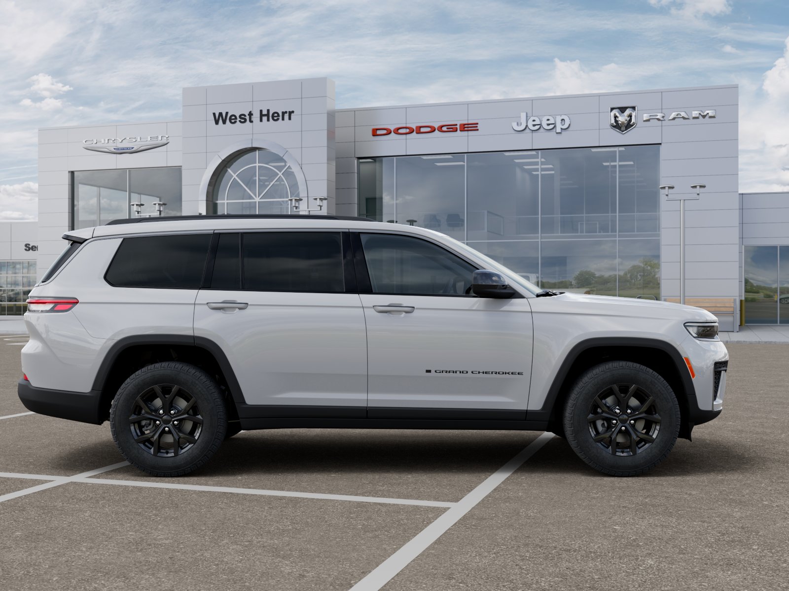 New 2026 Bright White Clear-Coat Exterior Paint Jeep GRAND CHEROKEE L LAREDO ALTITU image 121