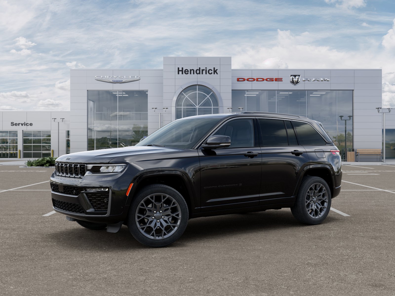 New 2026 Diamond Black Crystal Pearl-Coat Exterior Paint Jeep Summit image 37