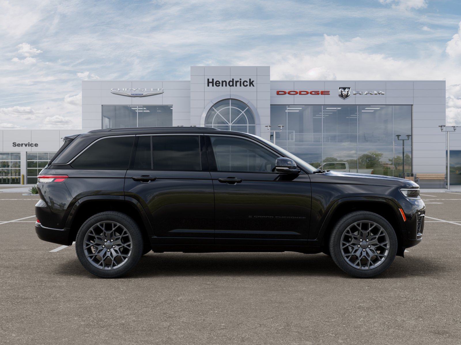 New 2026 Diamond Black Crystal Pearl-Coat Exterior Paint Jeep Summit image 56
