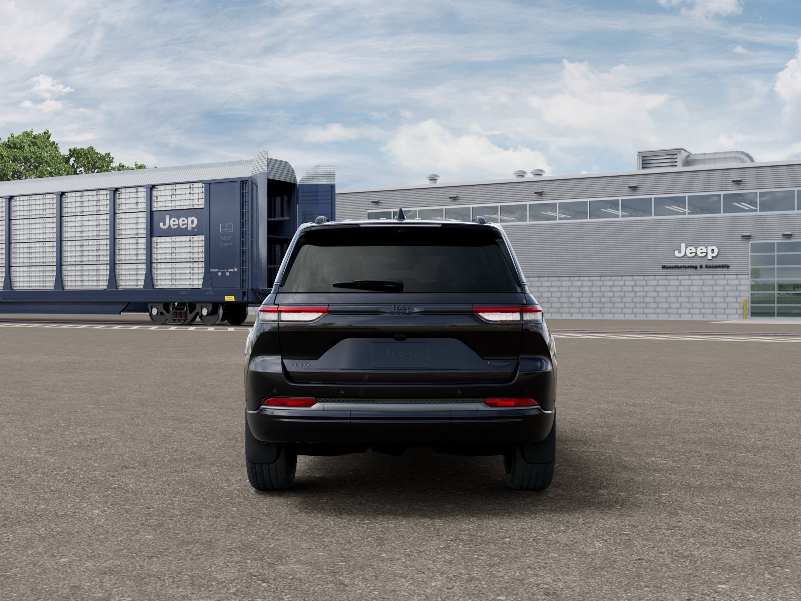 New 2026 Diamond Black Crystal Pearl-Coat Exterior Paint Jeep Summit image 7