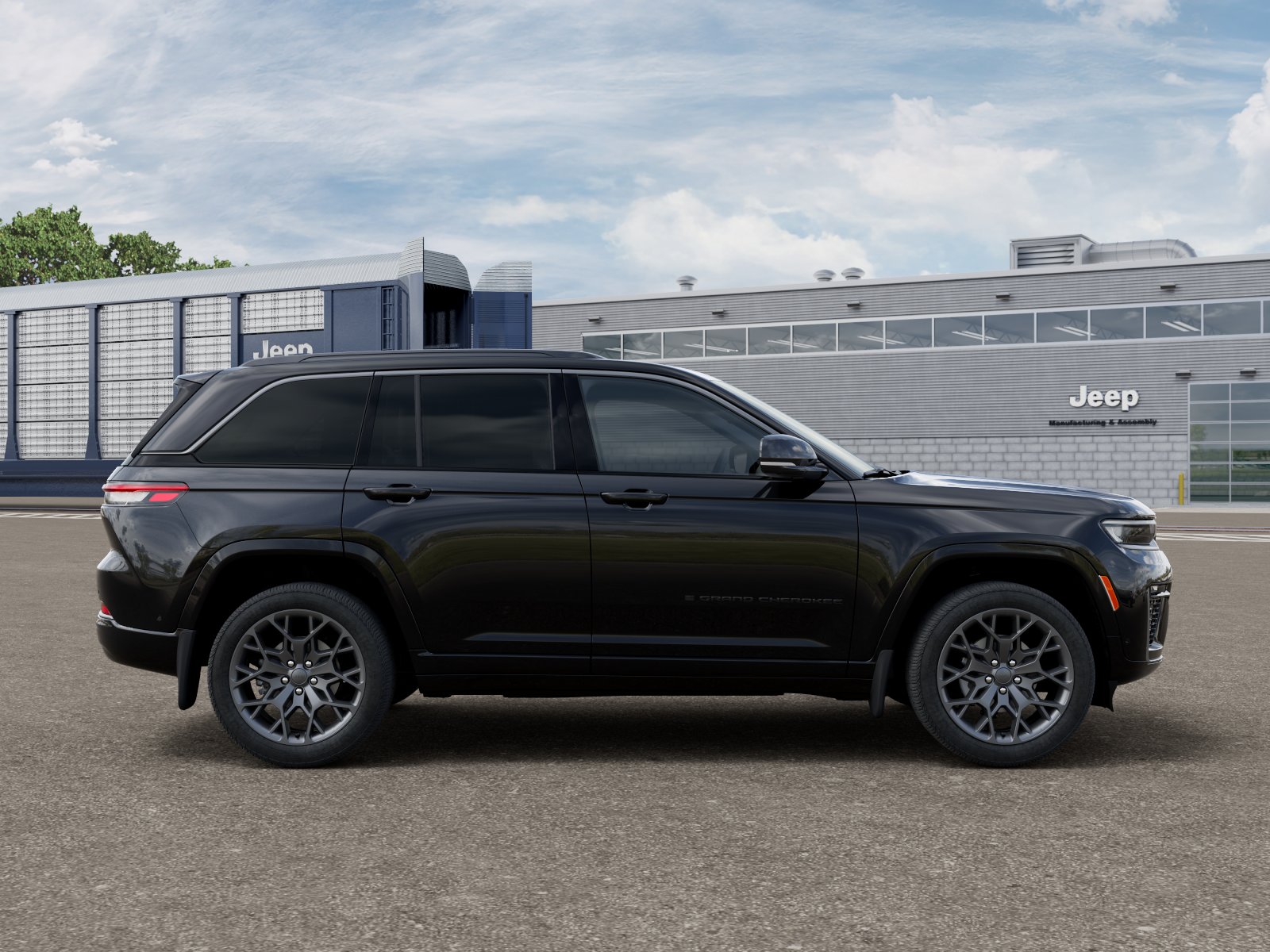 New 2026 Diamond Black Crystal Pearl-Coat Exterior Paint Jeep Summit image 21