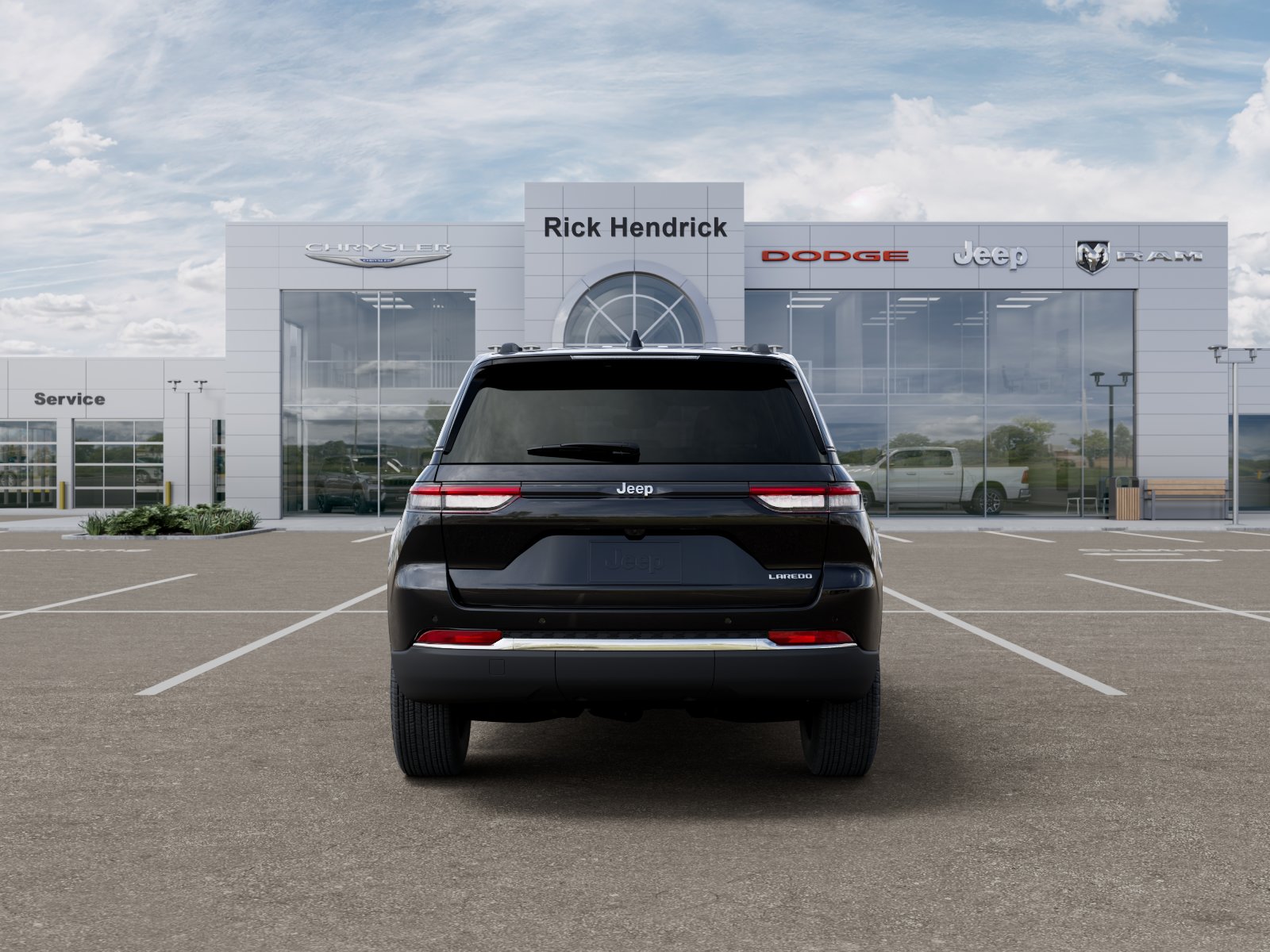 New 2026 Diamond Black Crystal Pearl-Coat Exterior Paint Jeep Laredo X image 42