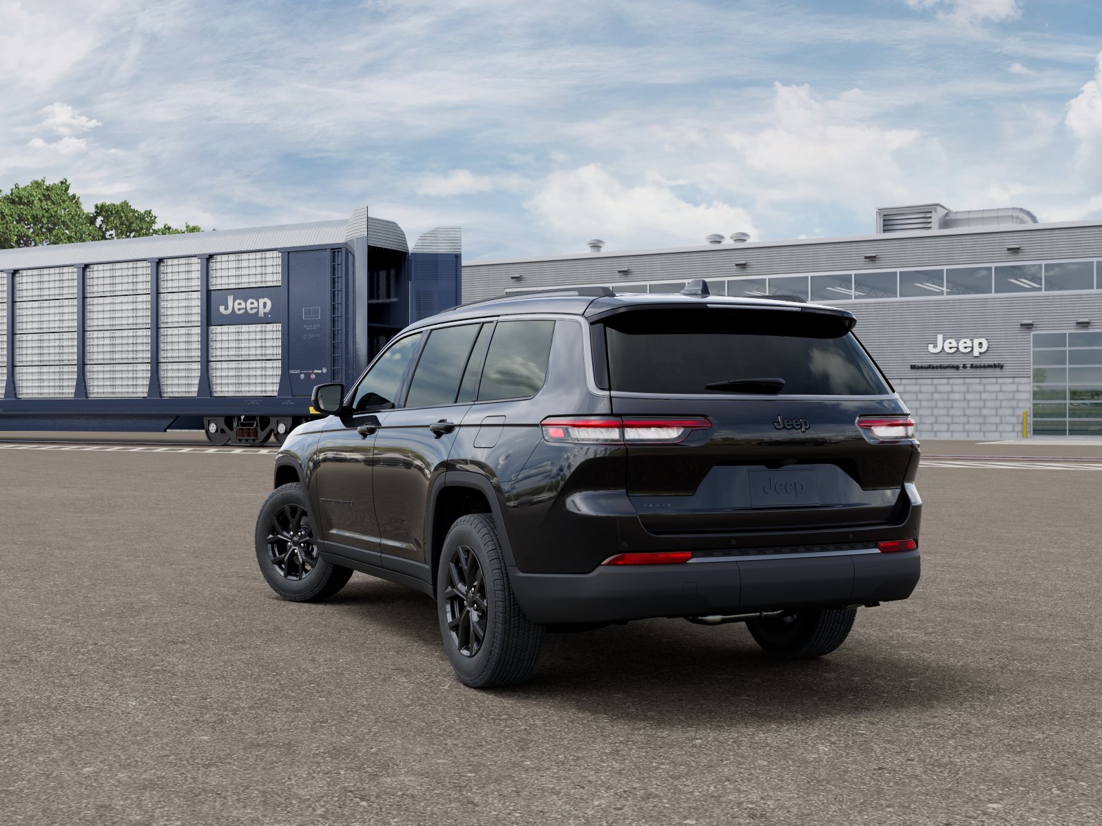 New 2026 Diamond Black Crystal Pearl-Coat Exterior Paint Jeep Laredo Altitude image 29