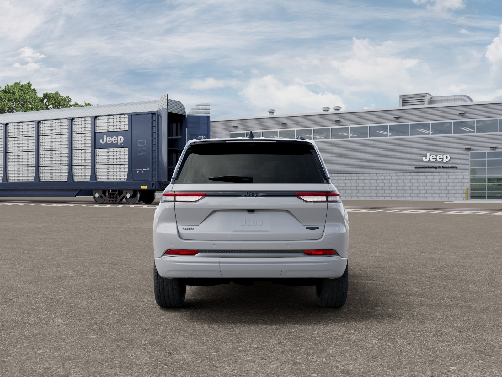New 2026 Bright White Clear-Coat Exterior Paint Jeep Summit image 7