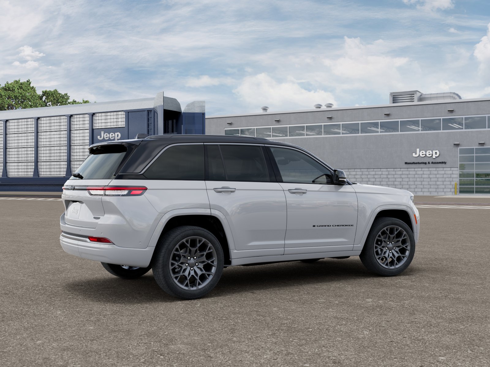 New 2026 Bright White Clear-Coat Exterior Paint Jeep Summit image 4