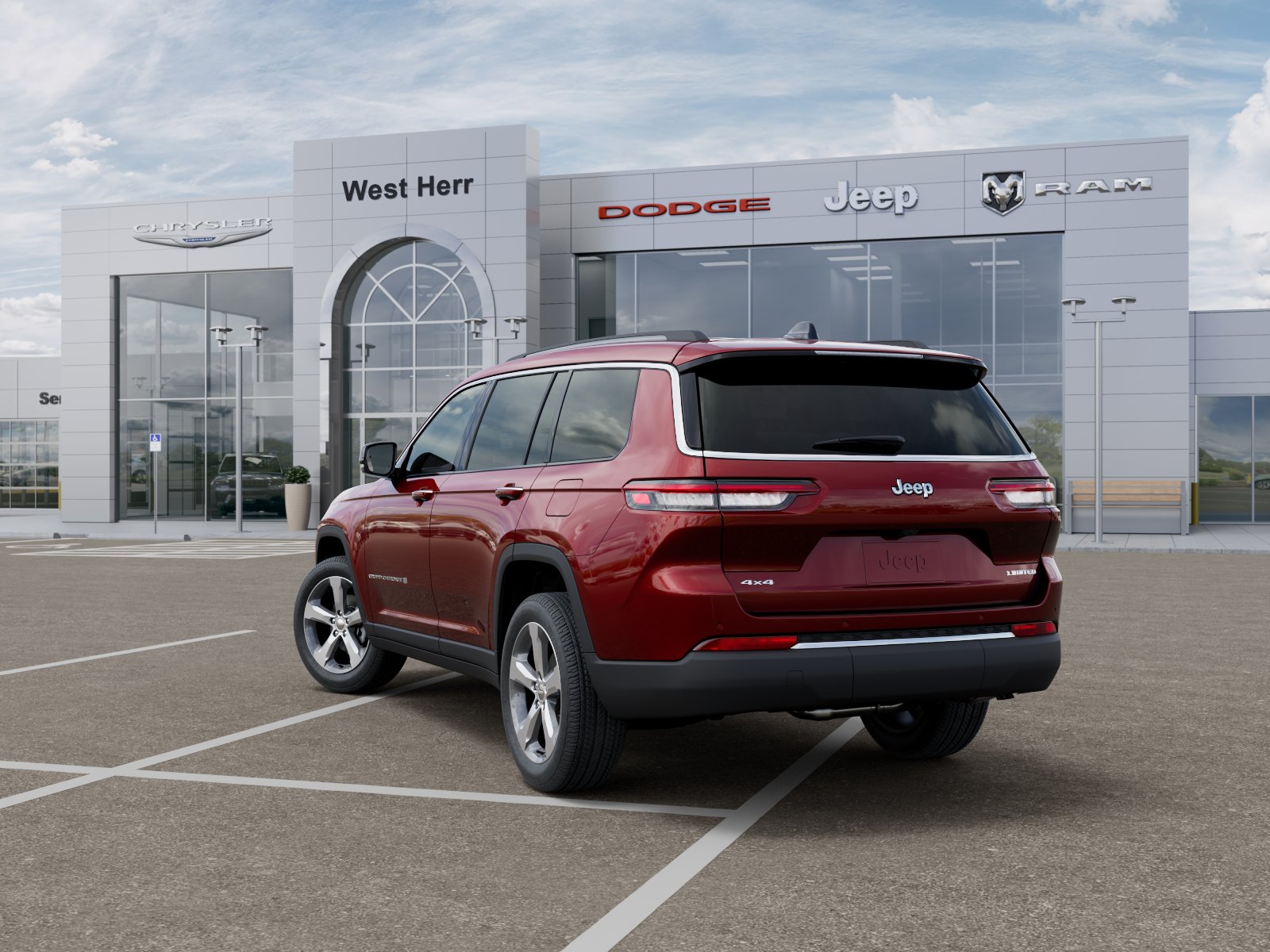 New 2026 Velvet Red Pearl-Coat Exterior Paint Jeep Limited image 15