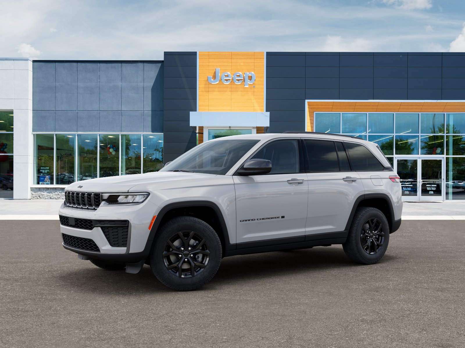 New 2026 Bright White Clear-Coat Exterior Paint Jeep Laredo Altitude image 28