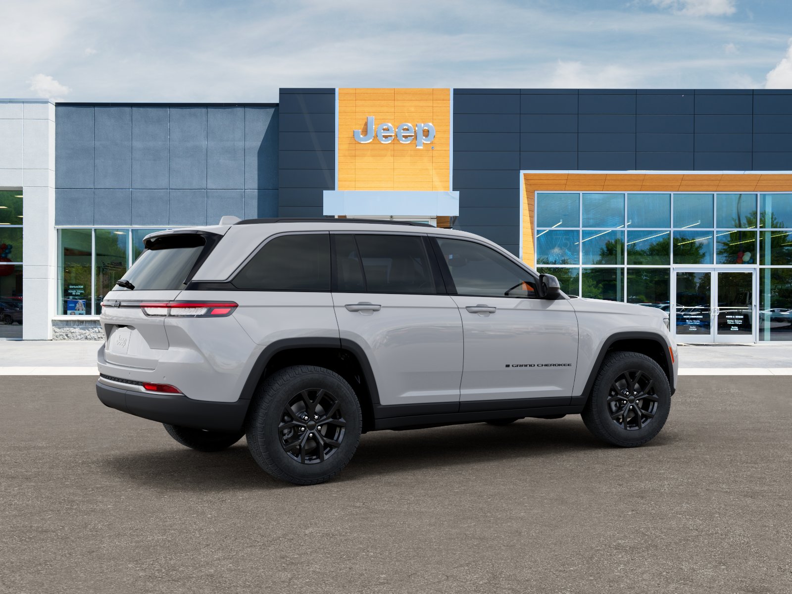 New 2026 Bright White Clear-Coat Exterior Paint Jeep Laredo Altitude image 30