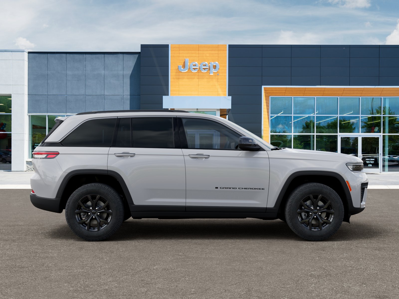 New 2026 Bright White Clear-Coat Exterior Paint Jeep Laredo Altitude image 47
