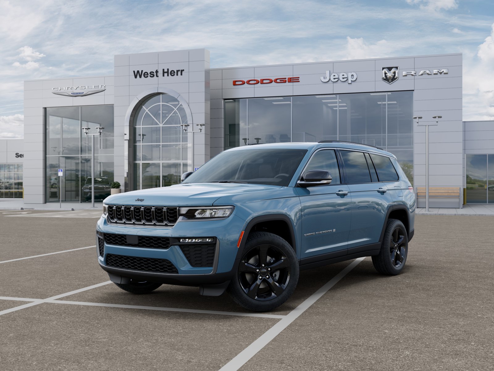 New 2026 Steel Blue Exterior Paint Jeep GRAND CHEROKEE L LIMITED 4X4 image 101