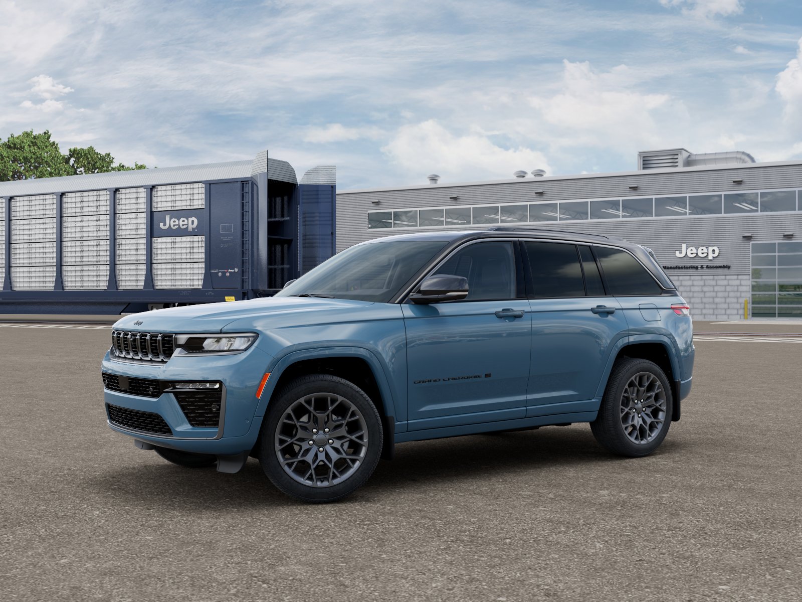 New 2026 Steel Blue Exterior Paint Jeep Summit image 3