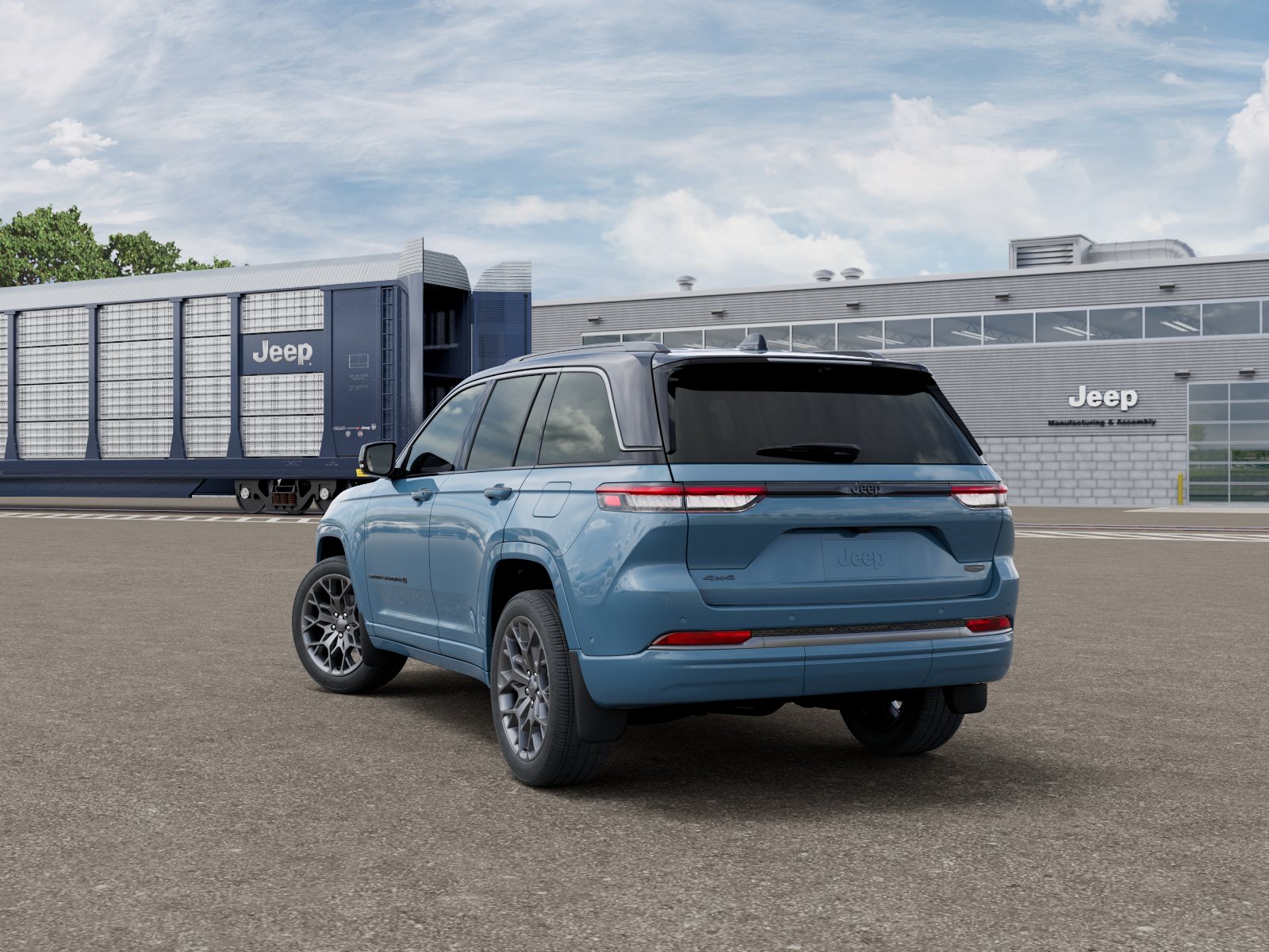 New 2026 Steel Blue Exterior Paint Jeep Summit image 4