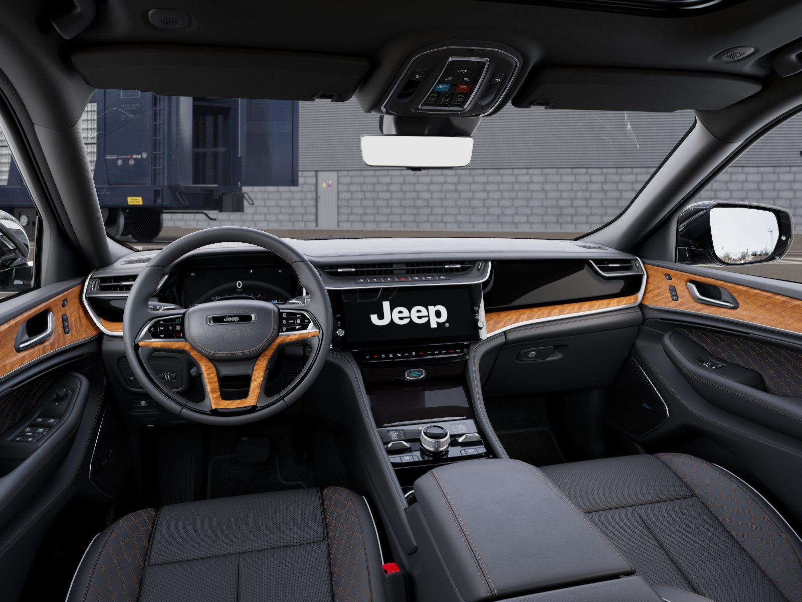 New 2026 Diamond Black Crystal Pearl-Coat Exterior Paint Jeep Summit image 14