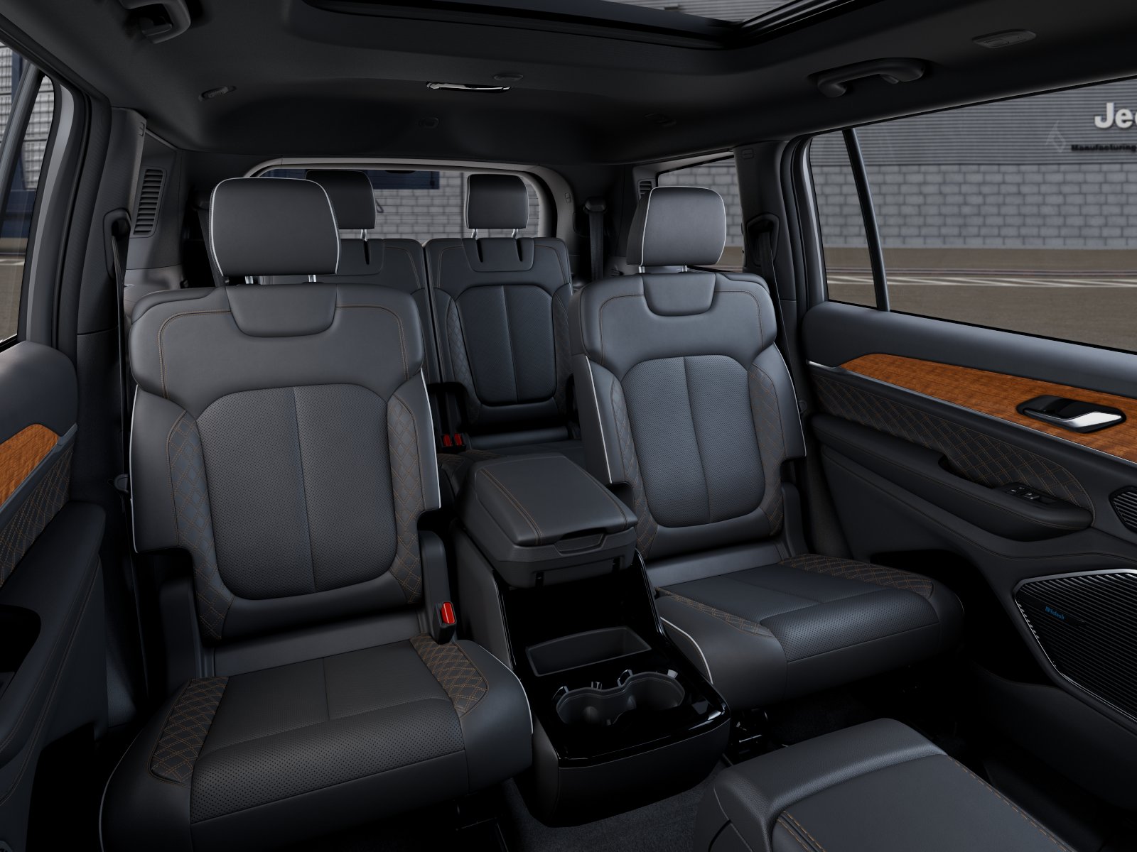 New 2026 Diamond Black Crystal Pearl-Coat Exterior Paint Jeep Summit image 15