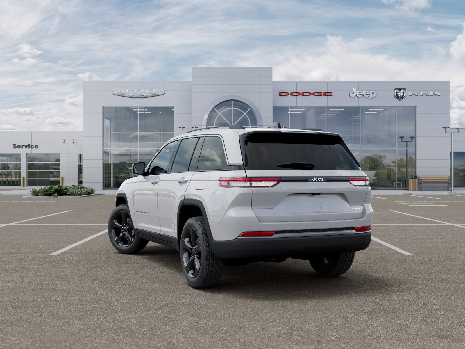 New 2026 Bright White Clear-Coat Exterior Paint Jeep Limited image 73