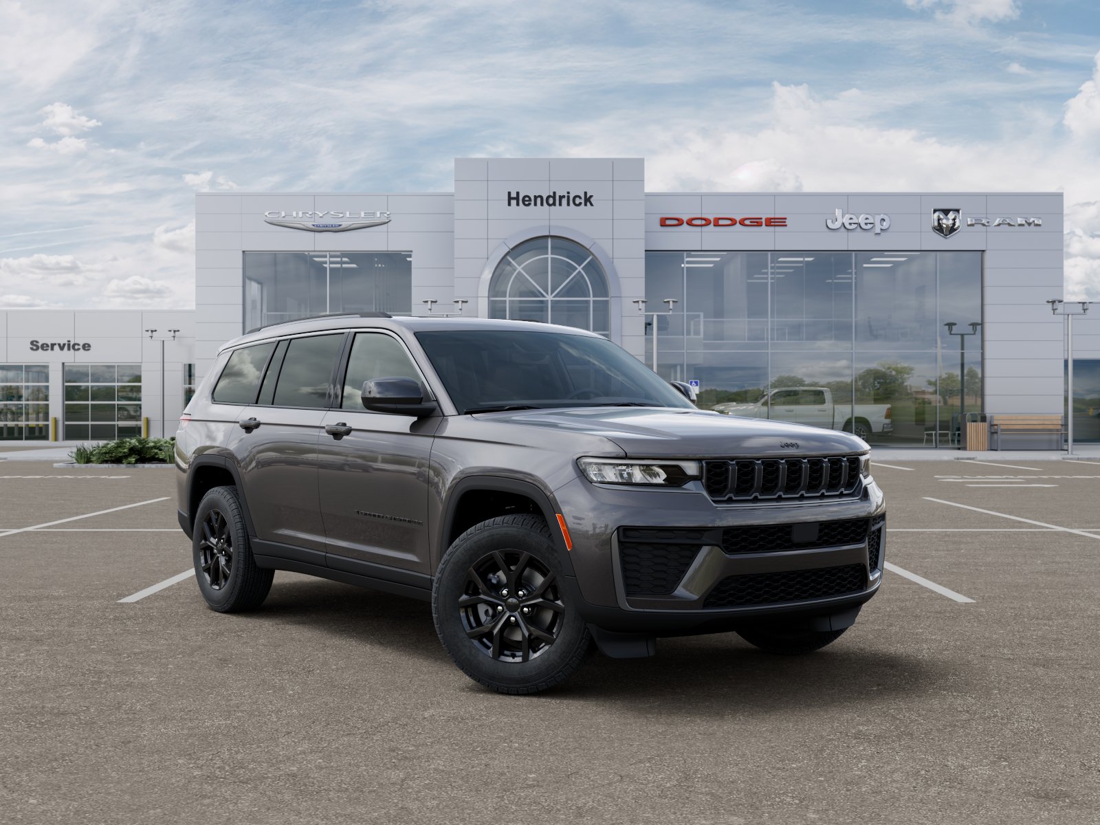 New 2026 Baltic Gray Metallic Clear-Coat Exterior Paint Jeep Laredo image 5
