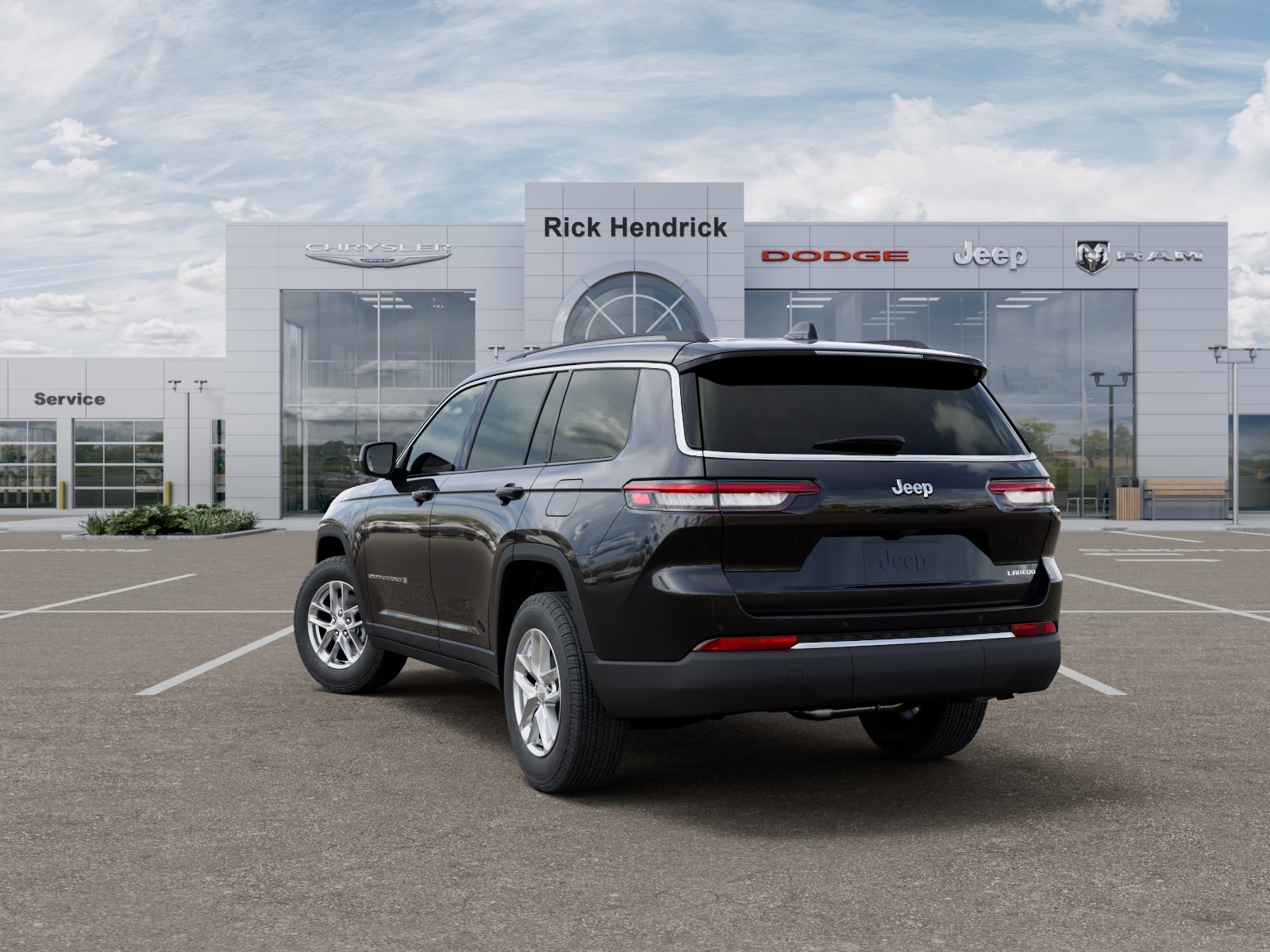 New 2026 Diamond Black Crystal Pearl-Coat Exterior Paint Jeep Laredo X image 39
