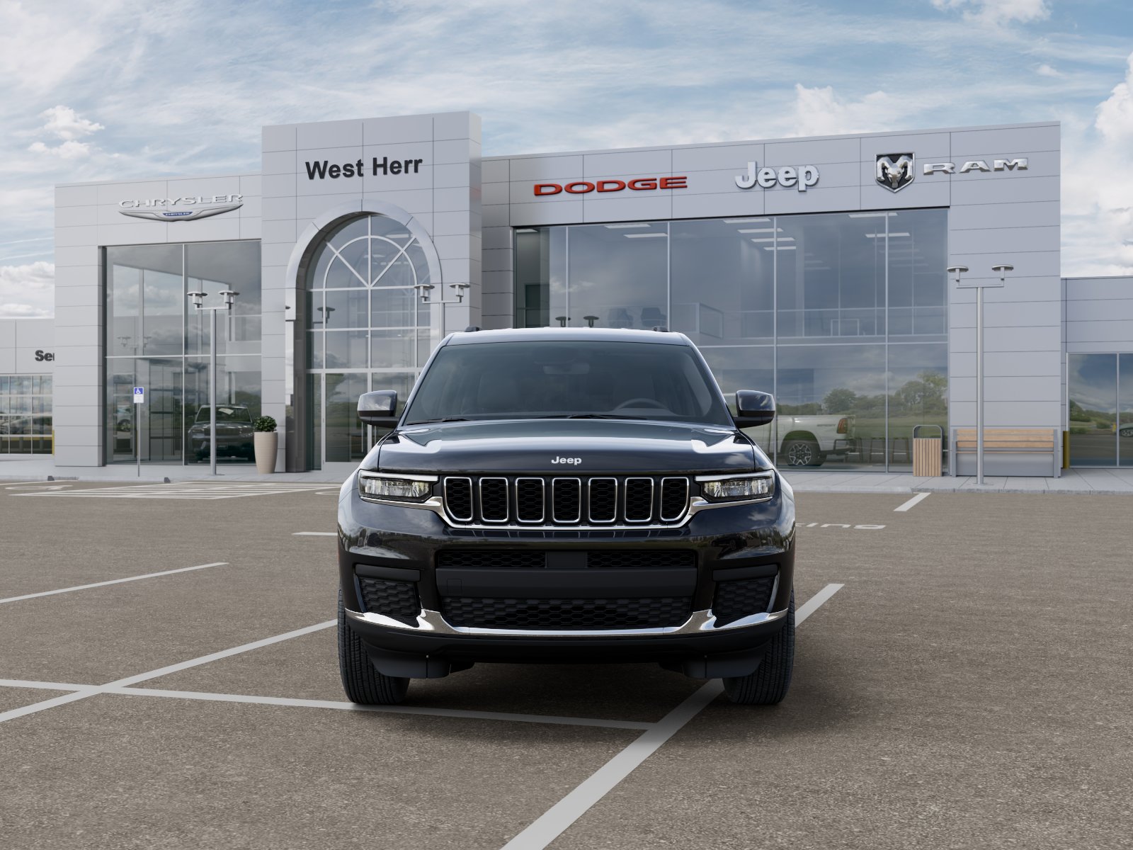 New 2026 Diamond Black Crystal Pearlcoa Jeep Laredo image 6