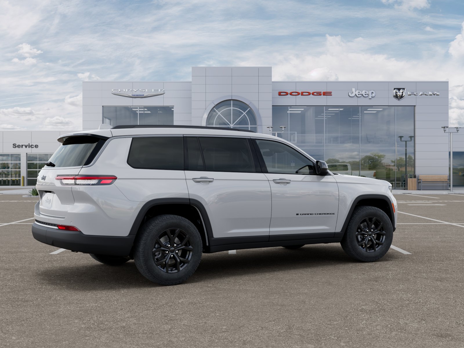 New 2026 Bright White Clear-Coat Exterior Paint Jeep Laredo Altitude image 30