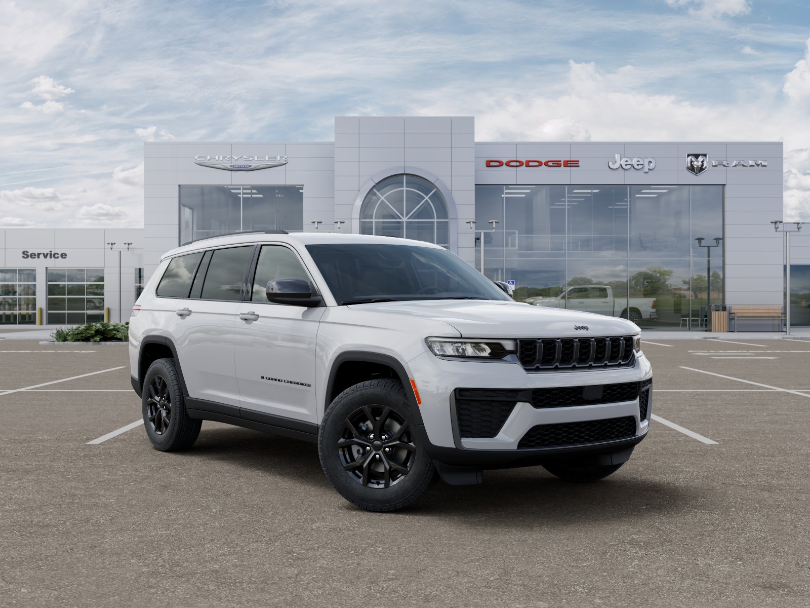 New 2026 Bright White Clear-Coat Exterior Paint Jeep Laredo Altitude image 31