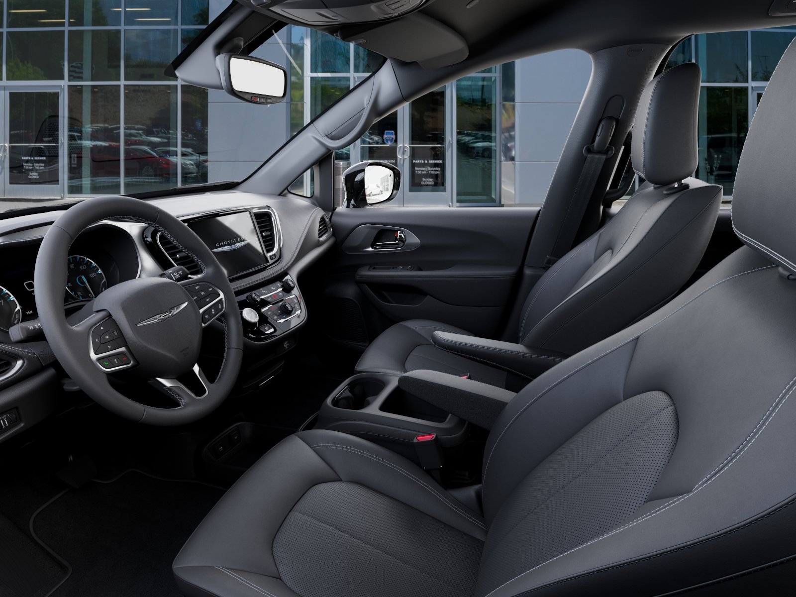 New 2026 Diamond Black Crystal Pearl-Coat Exterior Paint Chrysler Select image 48