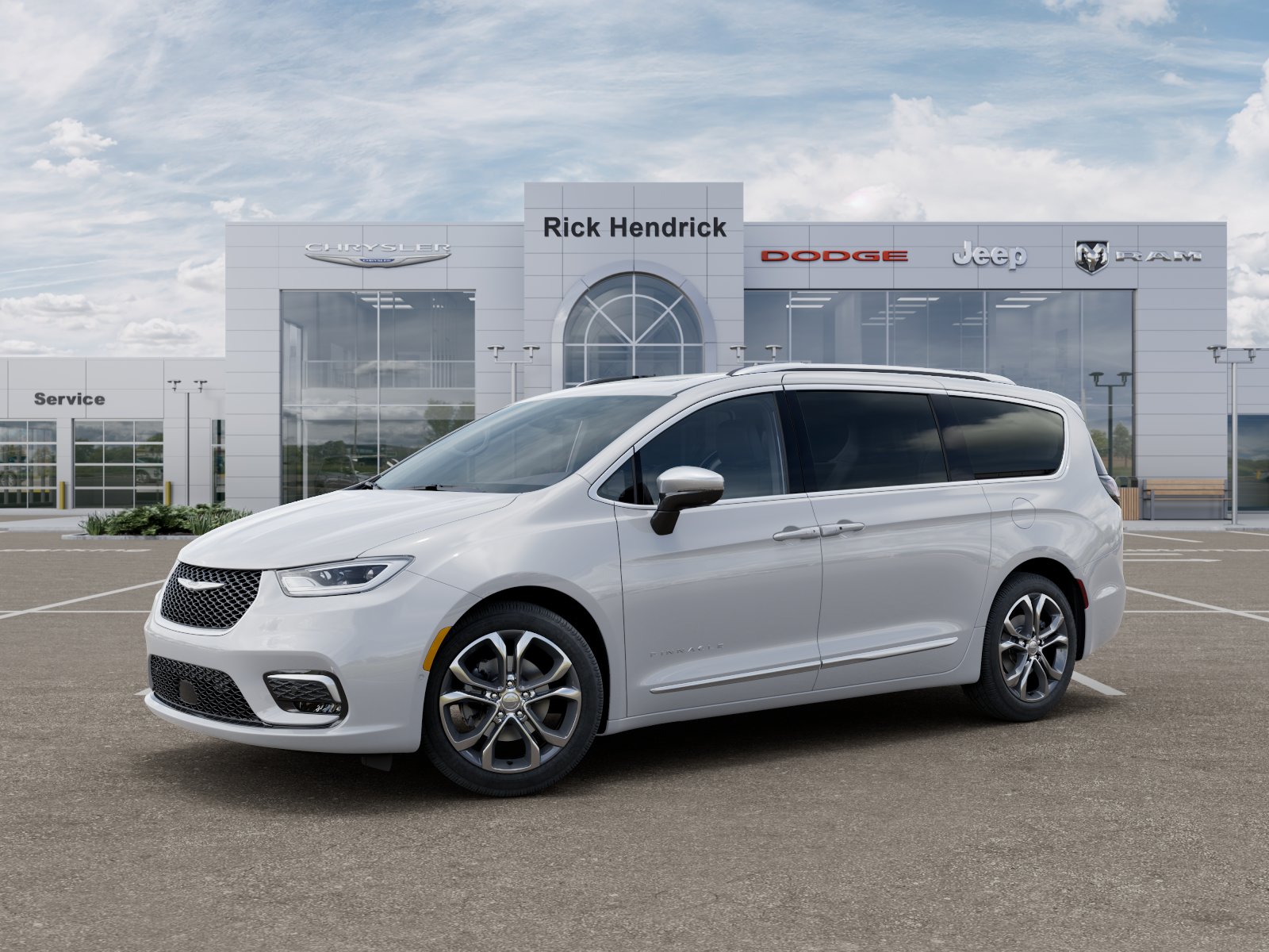 New 2026 Bright White Clear-Coat Exterior Paint Chrysler Pinnacle image 41