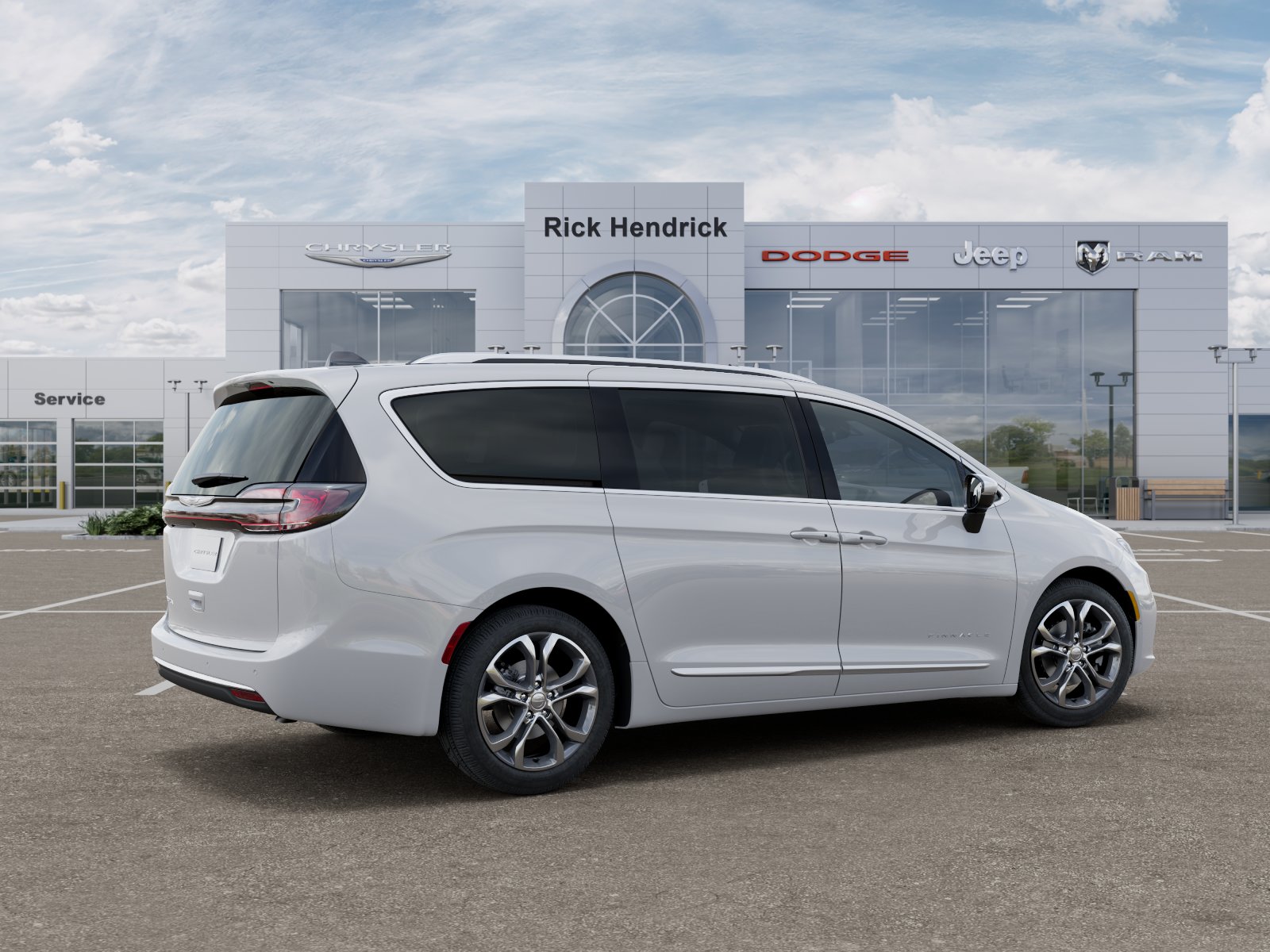 New 2026 Bright White Clear-Coat Exterior Paint Chrysler Pinnacle image 43