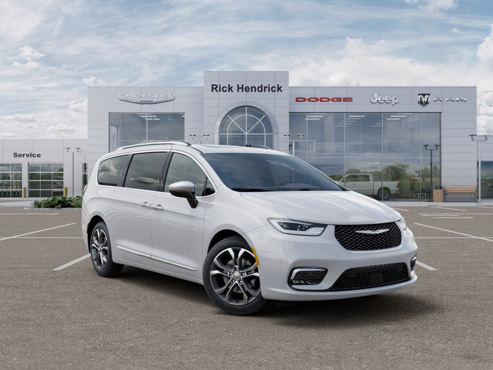 New 2026 Bright White Clear-Coat Exterior Paint Chrysler Pinnacle image 44