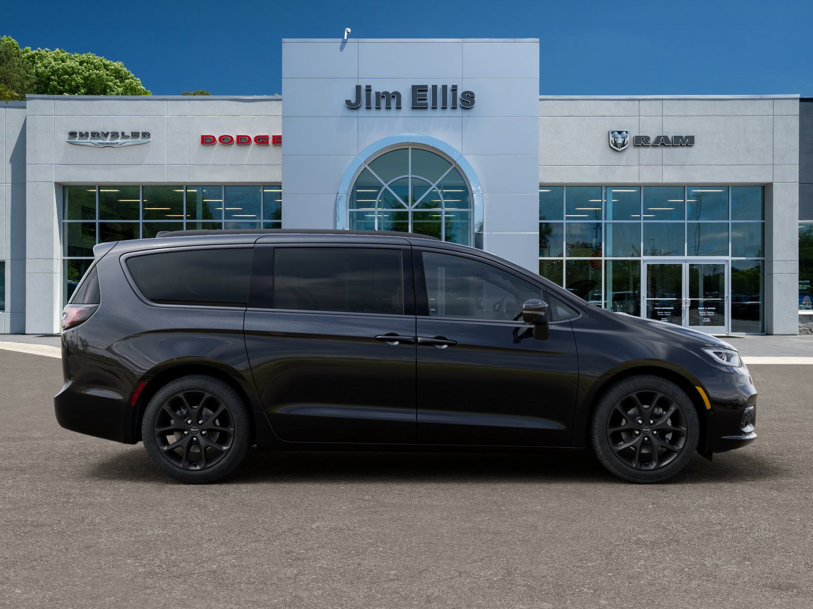 New 2026 Diamond Black Crystal Pearl-Coat Exterior Paint Chrysler Select image 47