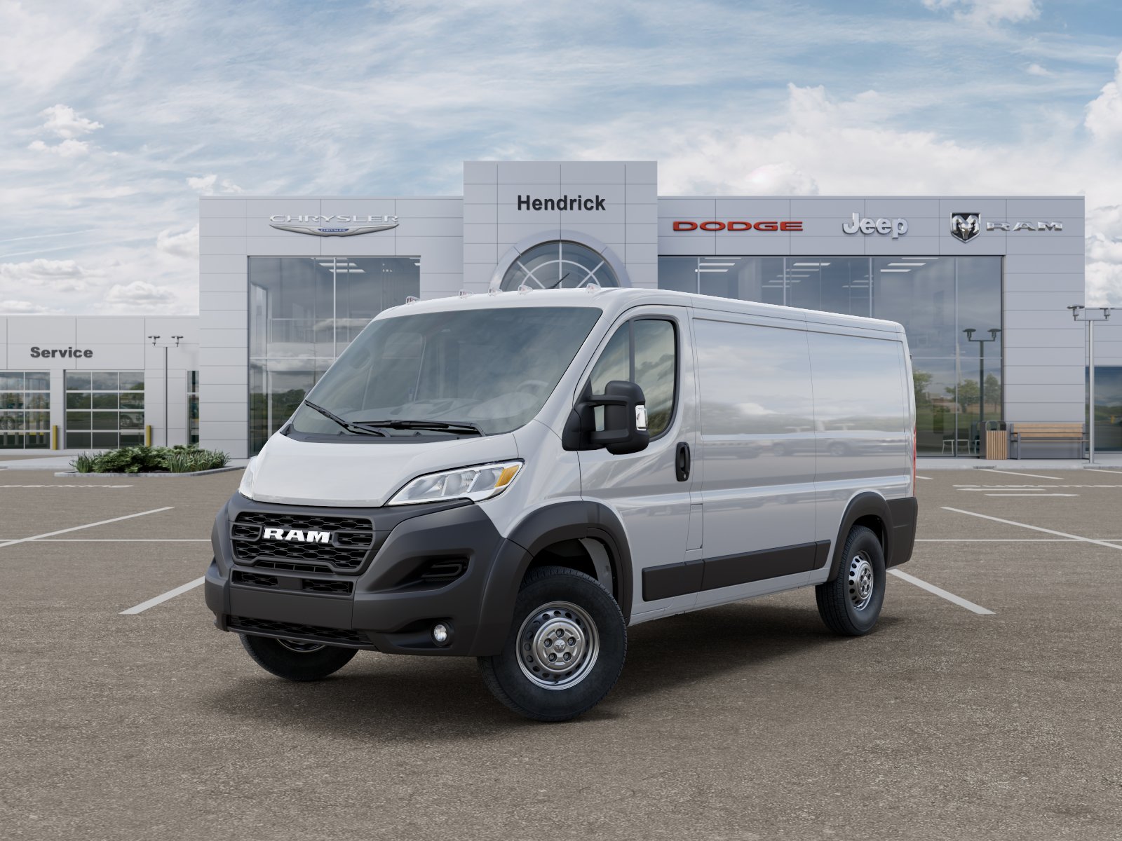 New 2026 Bright White Clear-Coat Exterior Paint RAM Tradesman image 29