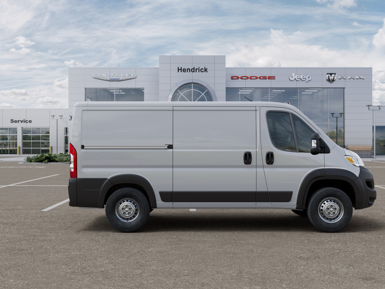 New 2026 Bright White Clear-Coat Exterior Paint RAM Tradesman image 48