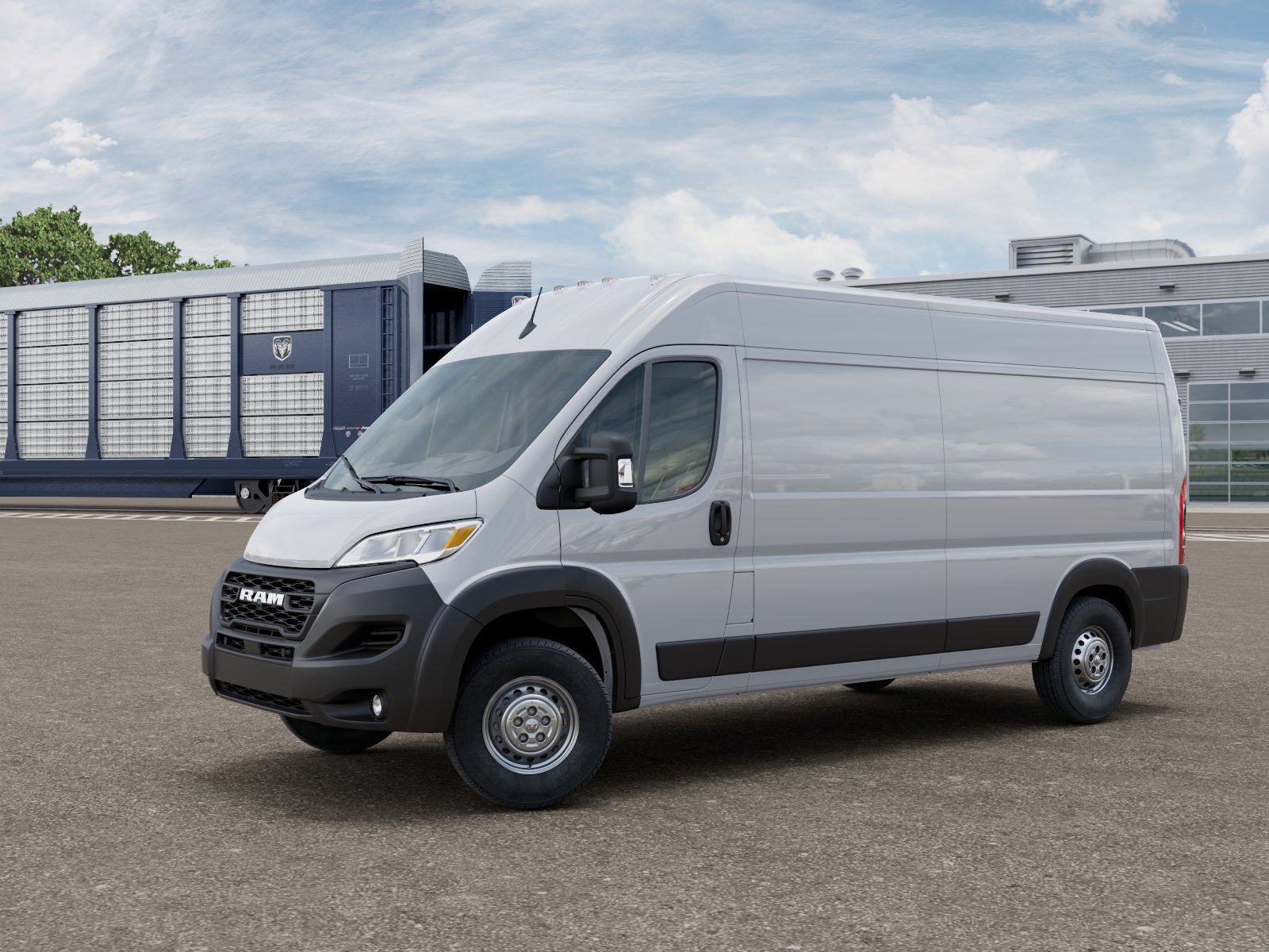 New 2026 Bright White Clear-Coat Exterior Paint RAM Tradesman image 28