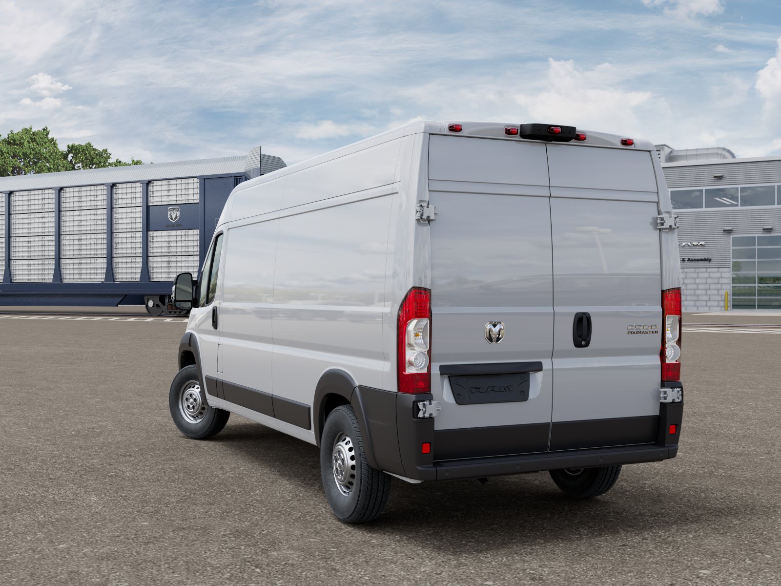 New 2026 Bright White Clear-Coat Exterior Paint RAM Tradesman image 29