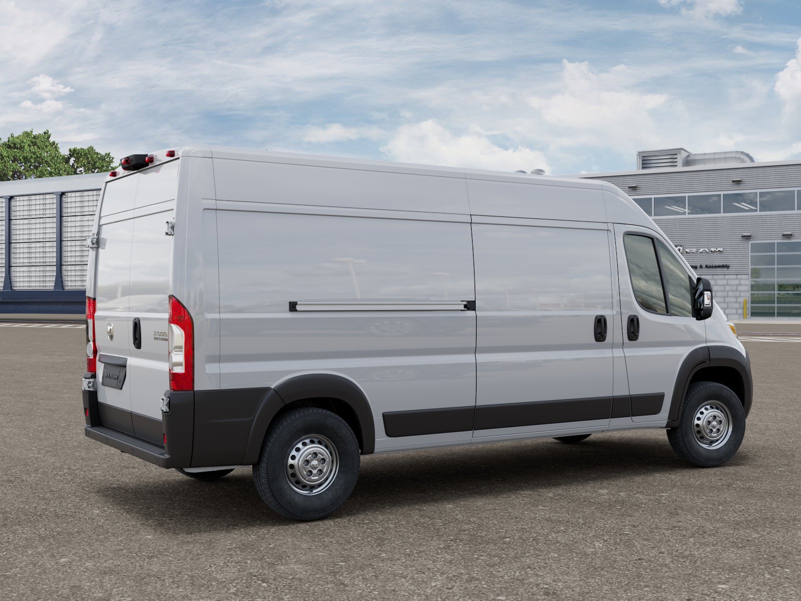 New 2026 Bright White Clear-Coat Exterior Paint RAM Tradesman image 30