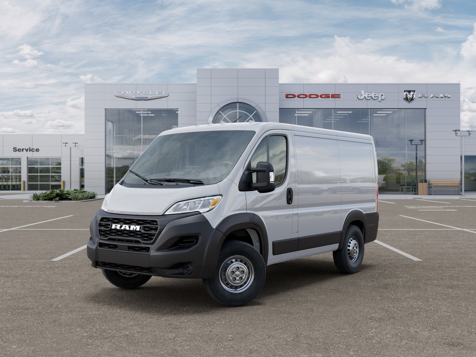 New 2026 Bright White Clear-Coat Exterior Paint RAM Tradesman image 27