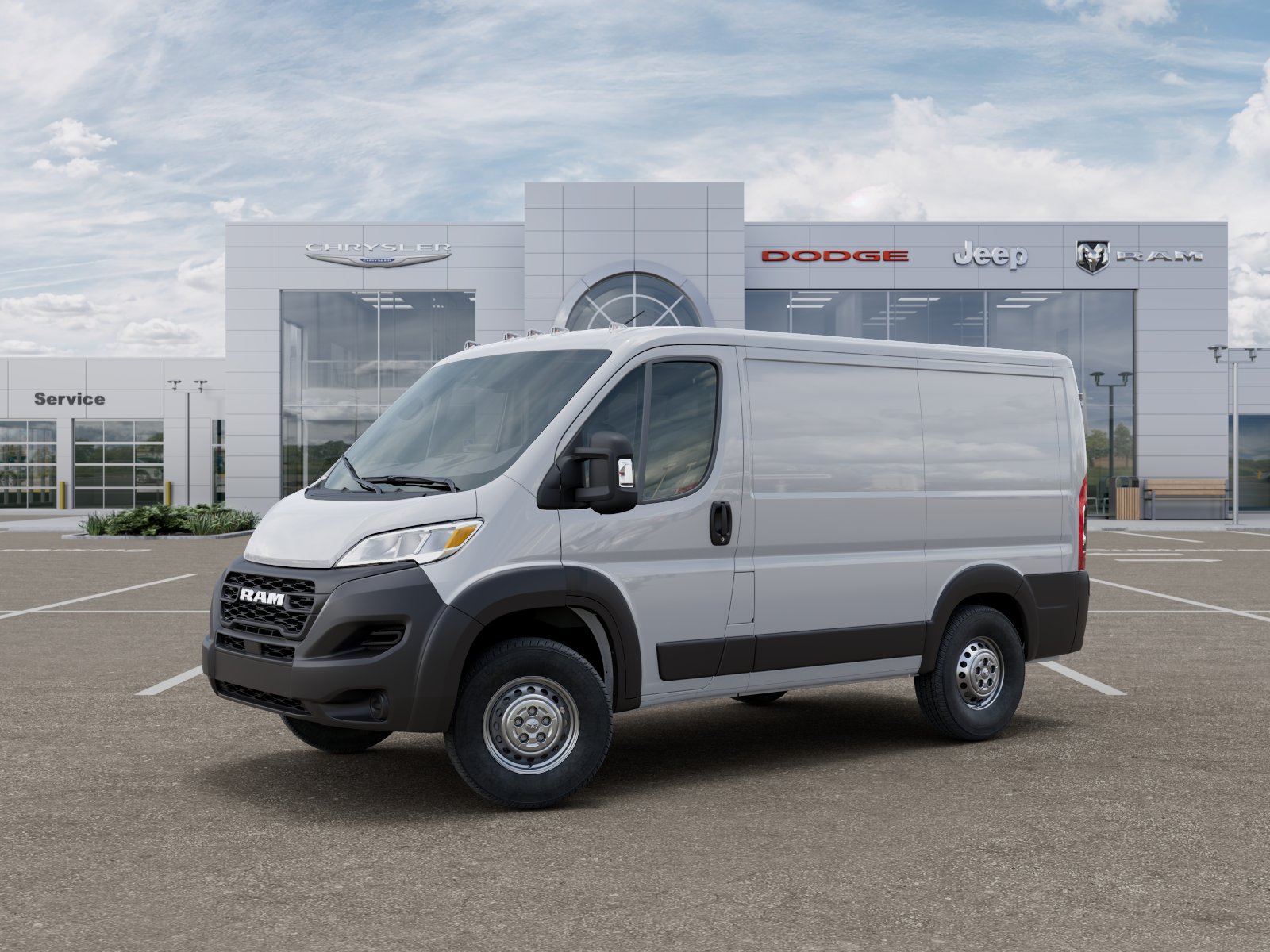 New 2026 Bright White Clear-Coat Exterior Paint RAM Tradesman image 28