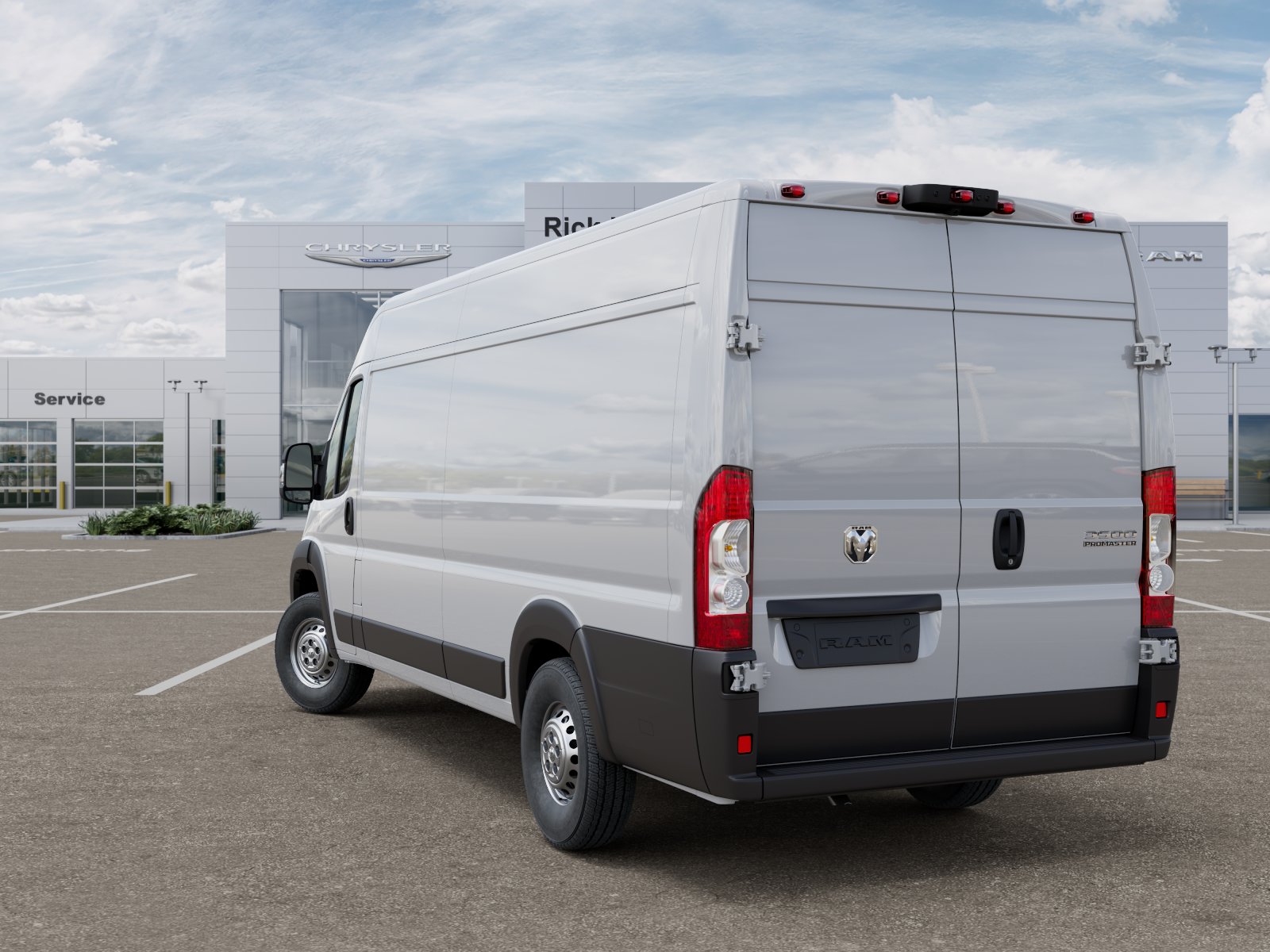 New 2026 Bright White Clear-Coat Exterior Paint RAM Tradesman image 39