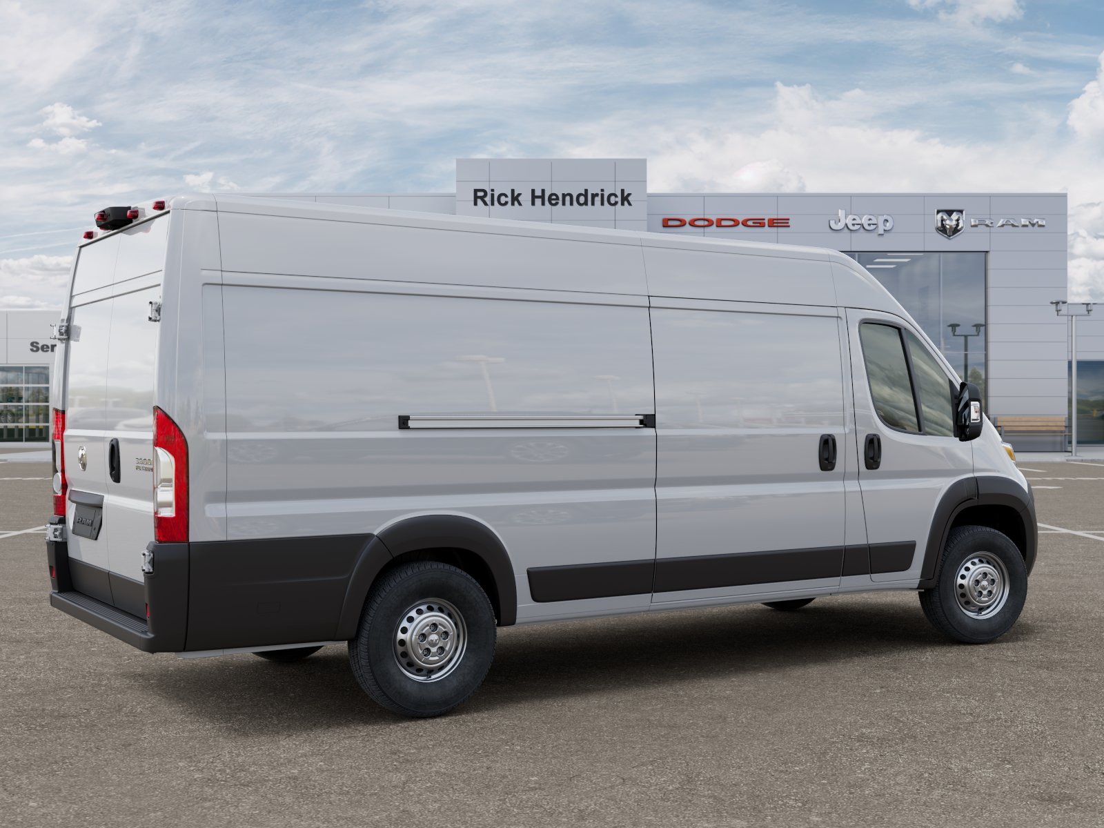 New 2026 Bright White Clear-Coat Exterior Paint RAM Tradesman image 40