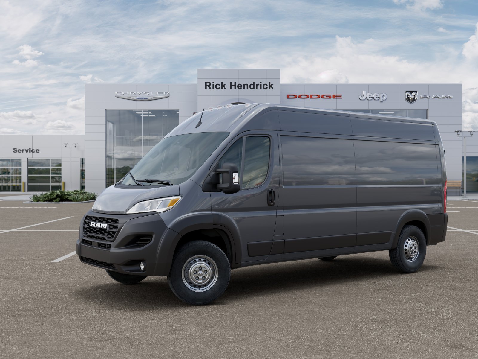 New 2026 Ceramic Gray Clear-Coat Exterior Paint RAM Tradesman image 3