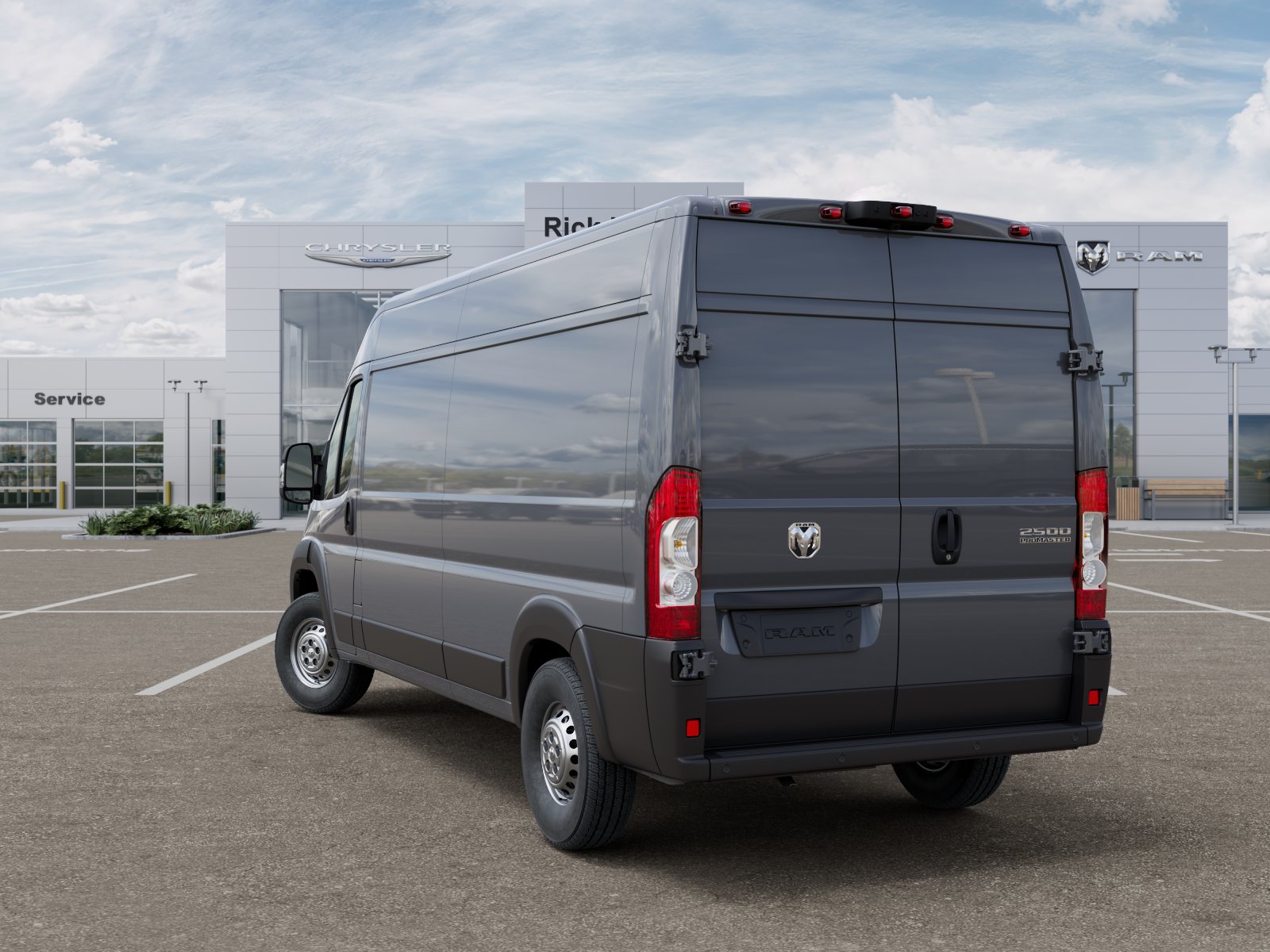 New 2026 Ceramic Gray Clear-Coat Exterior Paint RAM Tradesman image 4