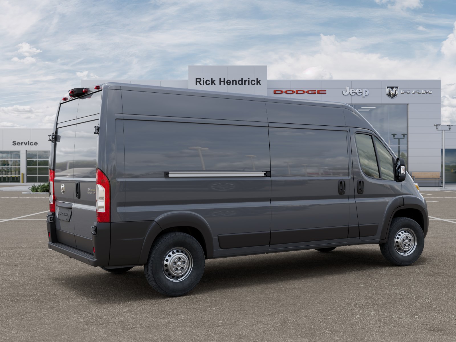 New 2026 Ceramic Gray Clear-Coat Exterior Paint RAM Tradesman image 5