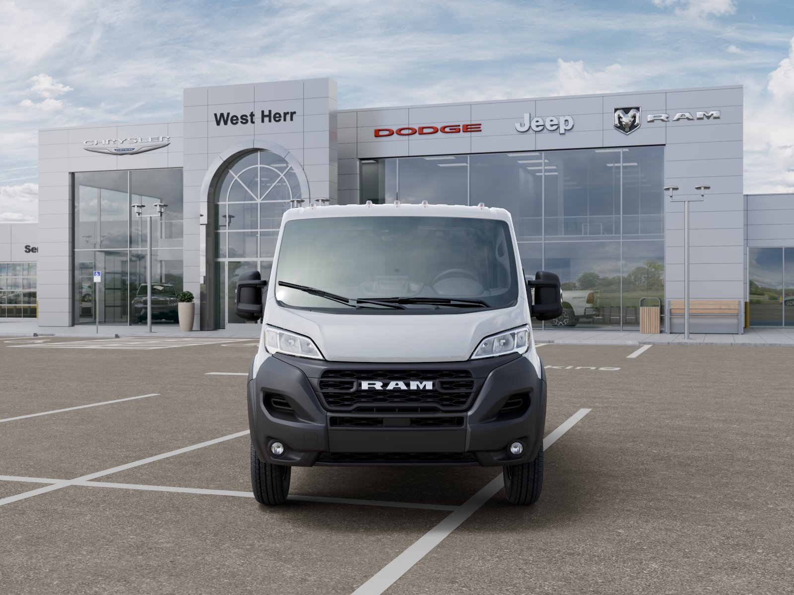 New 2026 Bright White Clear-Coat Exterior Paint RAM Low Roof image 17
