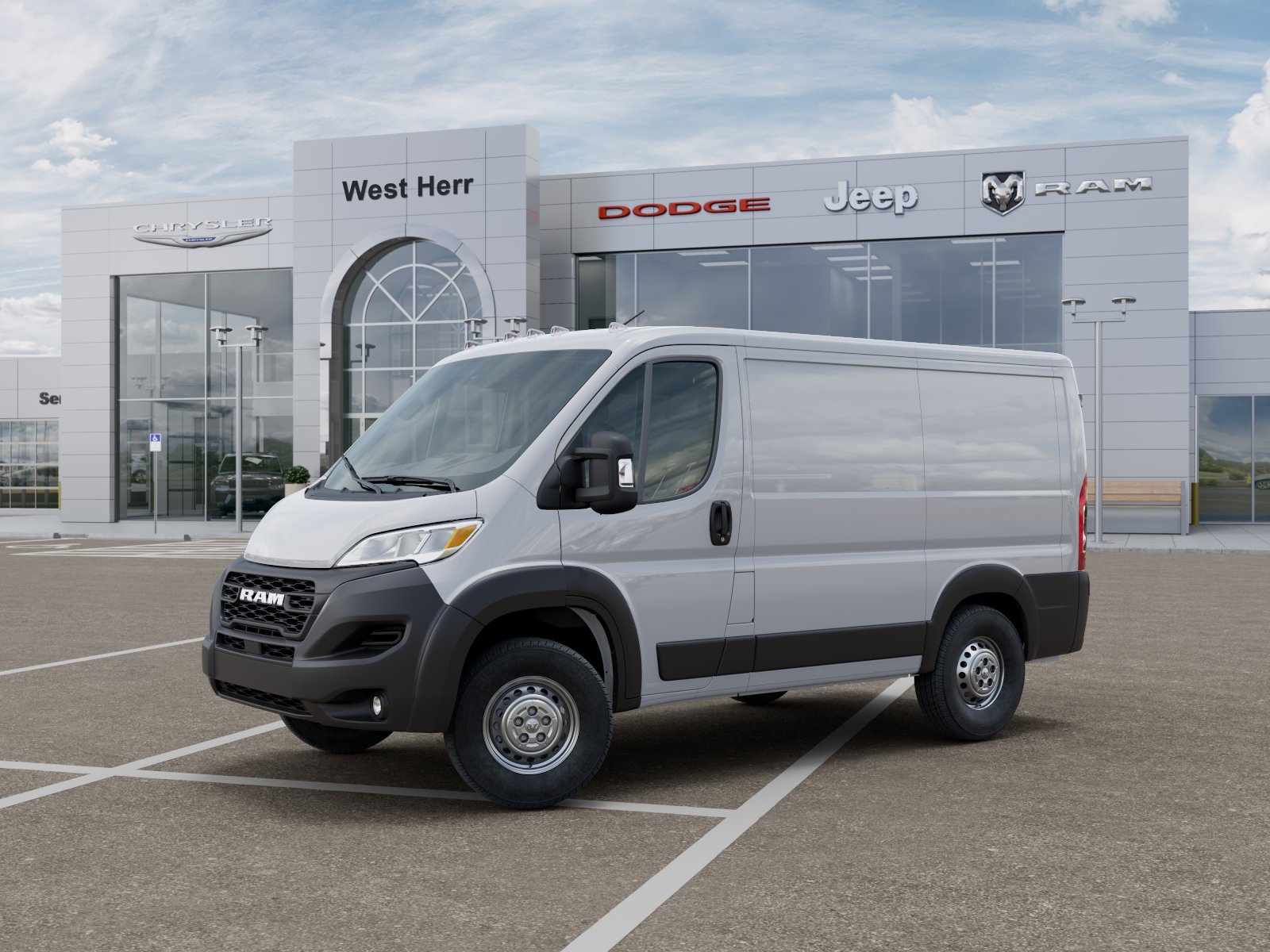 New 2026 Bright White Clear-Coat Exterior Paint RAM Low Roof image 13