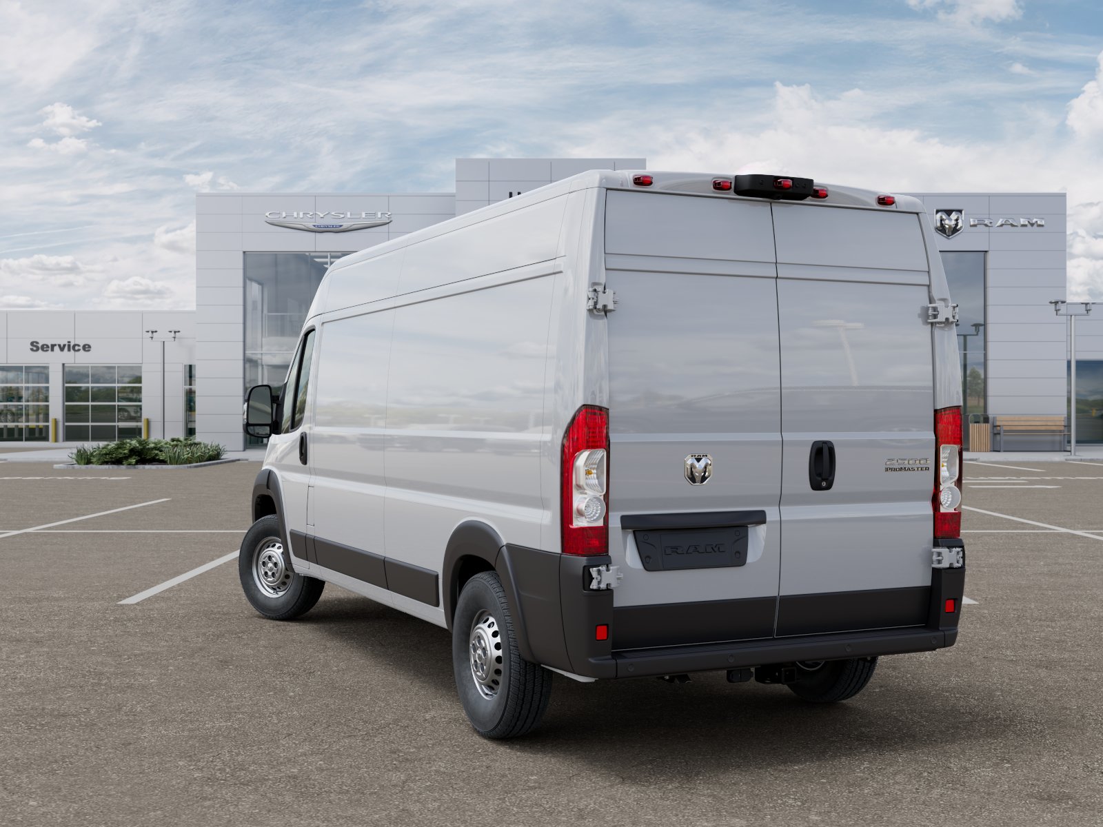 New 2026 Bright White Clear-Coat Exterior Paint RAM Tradesman image 31