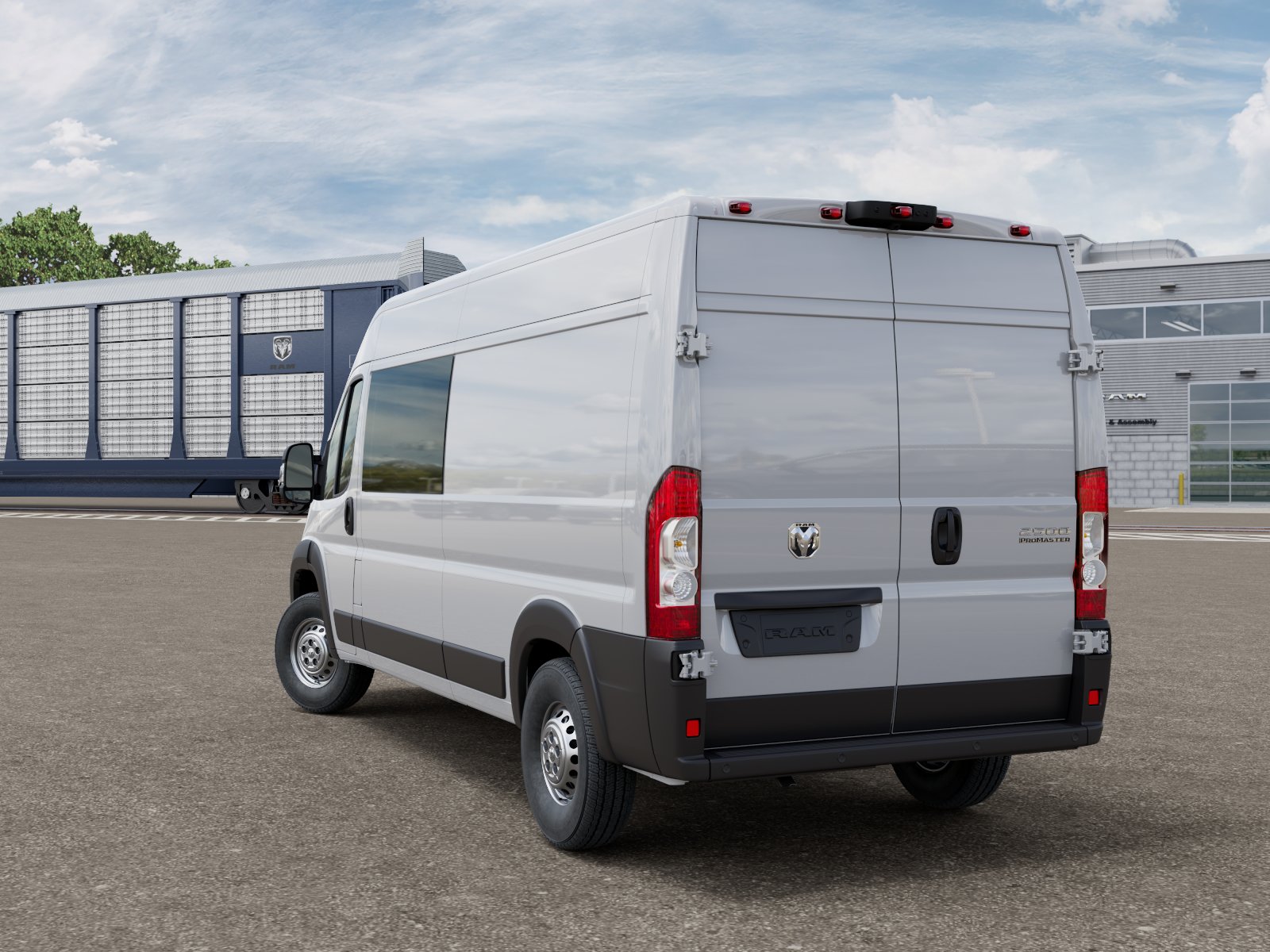 New 2026 Bright White Clear-Coat Exterior Paint RAM Tradesman image 31
